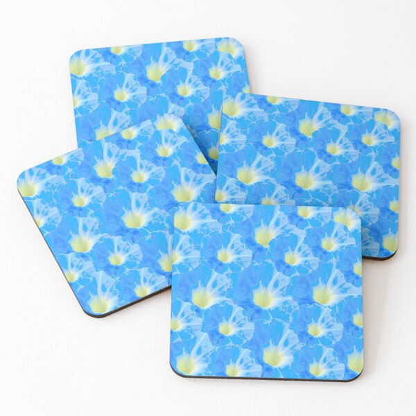 Item preview, DELICATE HEAVENLY BLUE MORNING GLORY FLORALS ART designed and sold by sharlesart.