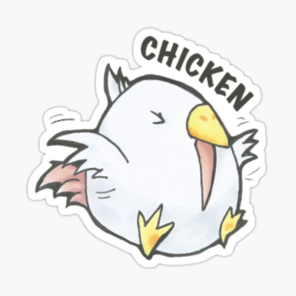 Castle Crasher Pet Chicken Sticker for Sale by InterstellarCo