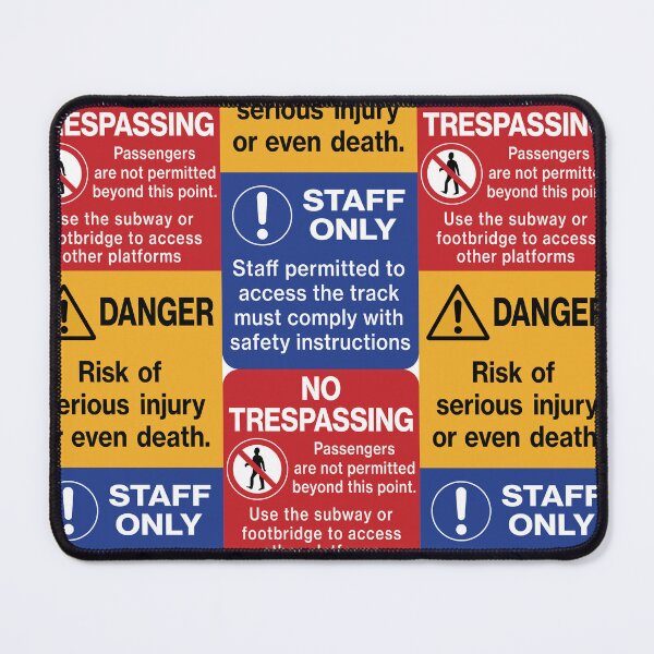 Item preview, End of Platform Sign designed and sold by Green-over-red.