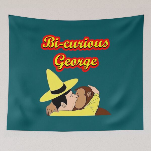 Item preview, Bi-curious George   designed and sold by MorrisWaelchi.