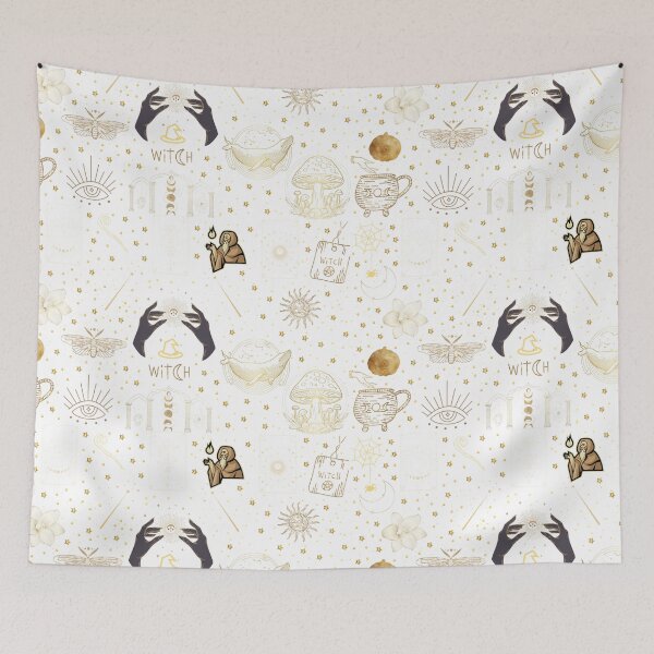 Item preview, Enchanting Elegance: Golden Hands of Magic designed and sold by MerlaDesignHD.