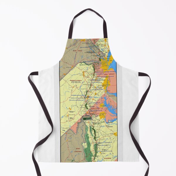 Item preview, Appalachian Trail Map designed and sold by Chuck Mountain Poster Art.