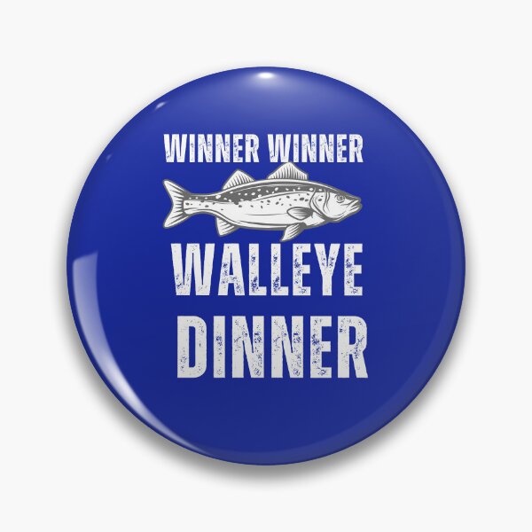 Item preview, Winner Winner Walleye Dinner designed and sold by ANNINOART ⭐⭐⭐⭐⭐.