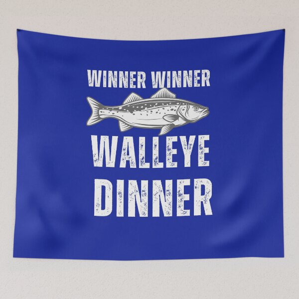 Item preview, Winner Winner Walleye Dinner designed and sold by ANNINOART ⭐⭐⭐⭐⭐.