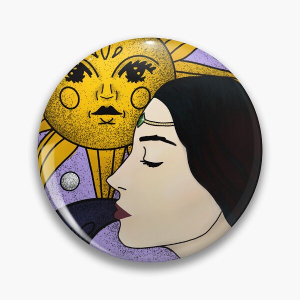 Item preview, Woman with Sun and Moon designed and sold by MaddiemooArt.