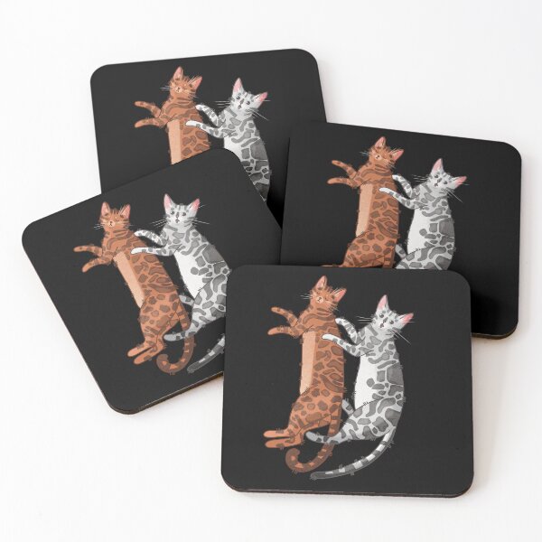 Item preview, Cuddling Bengals - Cute Gifts for Cat Lovers designed and sold by FelineEmporium.