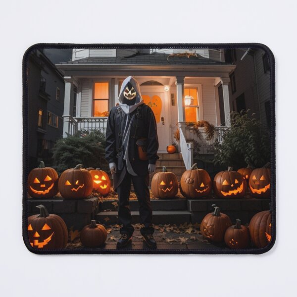 Item preview, Pumpkin Scarecrow Haunted Mansion Halloween Night designed and sold by Allomensiaa.