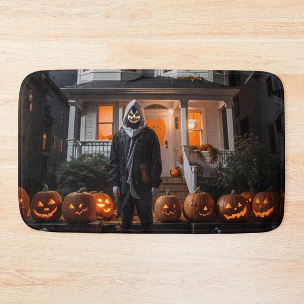 Item preview, Pumpkin Scarecrow Haunted Mansion Halloween Night designed and sold by Allomensiaa.