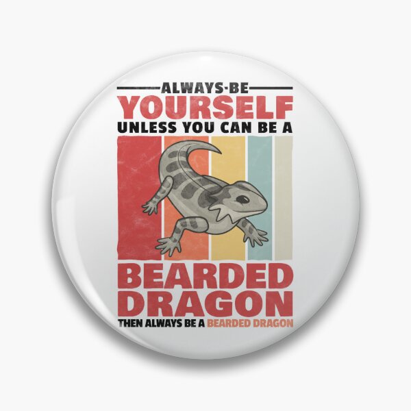 Item preview, Bearded dragon always be yourself lizard humor designed and sold by VidElement.