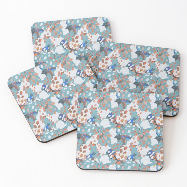 Item preview, Animalier meets stripes blue designed and sold by Alessandro Remo Mazzoni Remotextiles.