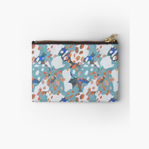 Item preview, Animalier meets stripes blue designed and sold by Alessandro Remo Mazzoni Remotextiles.