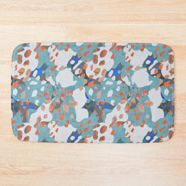 Item preview, Animalier meets stripes blue designed and sold by Alessandro Remo Mazzoni Remotextiles.