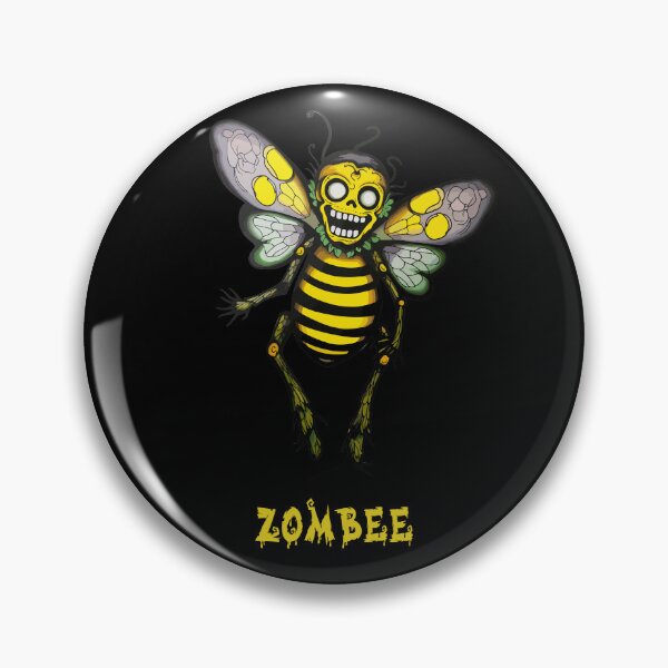 Item preview, Zombee Halloween Funny Zombie and Bee Pun  designed and sold by PiggyBoxer.