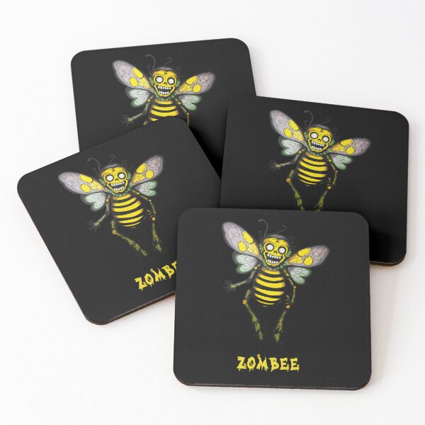 Item preview, Zombee Halloween Funny Zombie and Bee Pun  designed and sold by PiggyBoxer.