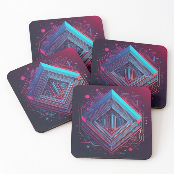 Item preview, Neon Purple & Pink Neutrino Jem Design designed and sold by NeutrinoJem.