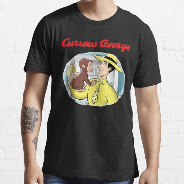 curious george mens shirt