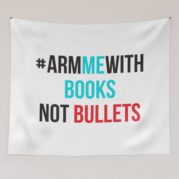 Item preview, Arm Me With Books Not Bullets designed and sold by radvas.
