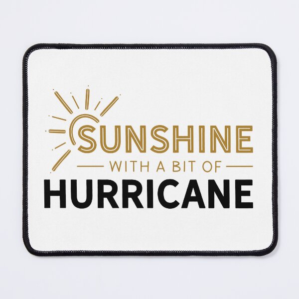 Item preview, Sunshine With A Bit Of Hurricane Typography designed and sold by apcreatively.