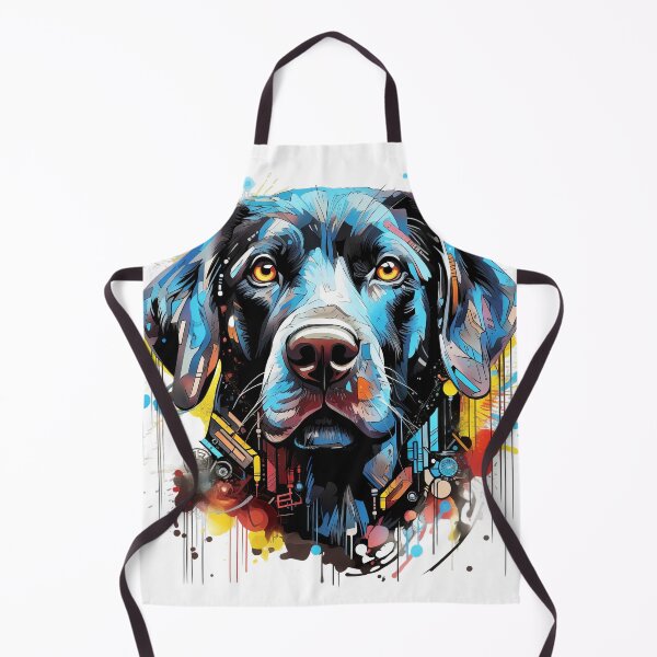 Item preview, Cyberpunk Black Lab - № 1 designed and sold by DoggoBliss.