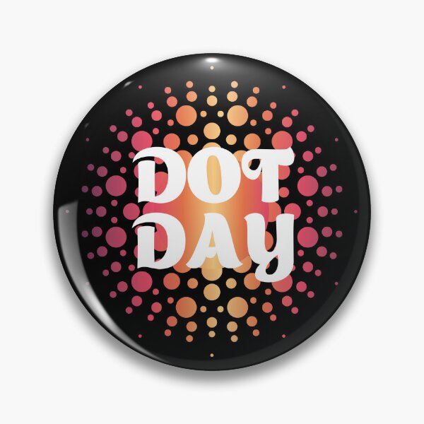 Item preview, Dot Day, Polka Dots In A Circle, white text dot day designed and sold by VELLTOdesign.