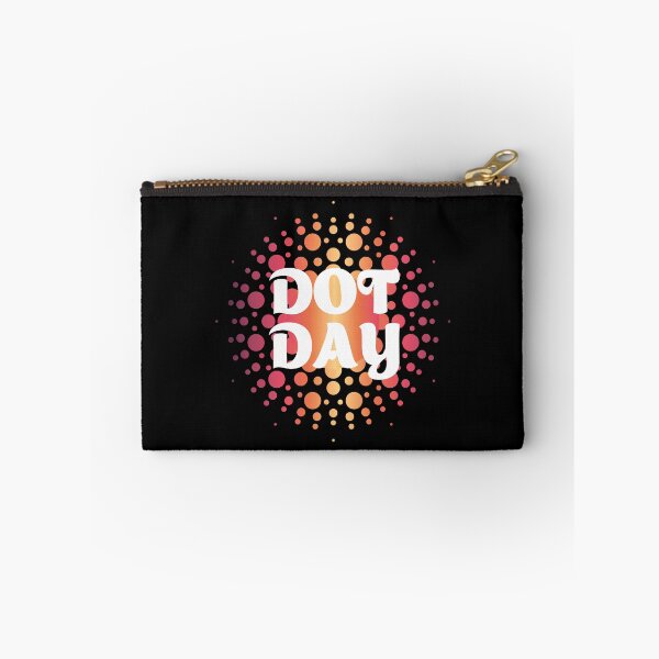 Item preview, Dot Day, Polka Dots In A Circle, white text dot day designed and sold by VELLTOdesign.