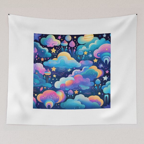 Item preview, Colorful dreams pattern designed and sold by SmileshareShop.
