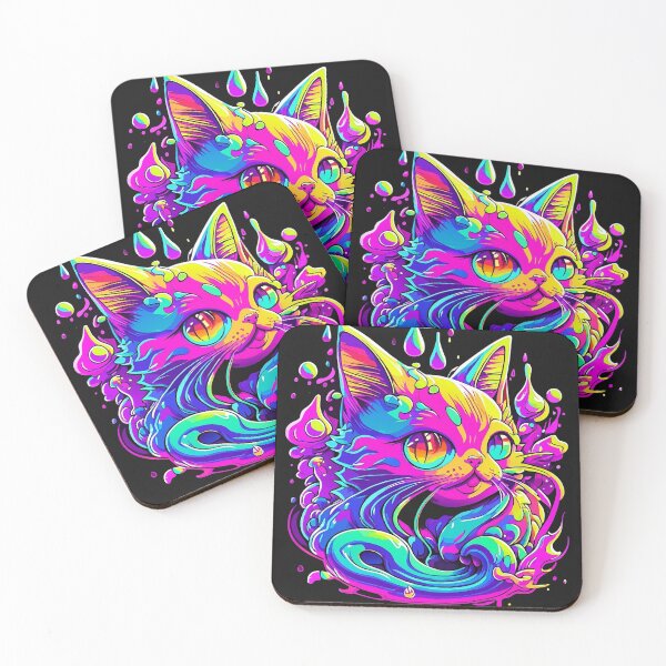Item preview, Cat Slime Art - Playful and Mesmerizing Feline Slime Creations! designed and sold by Watchara Aekcheen.