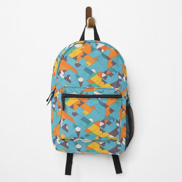 Item preview, Colorful Abstract Puzzle Piece Pattern designed and sold by kaliburrito.