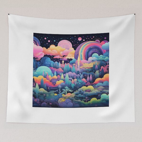 Item preview, Colorful beauty dreams pattern designed and sold by SmileshareShop.