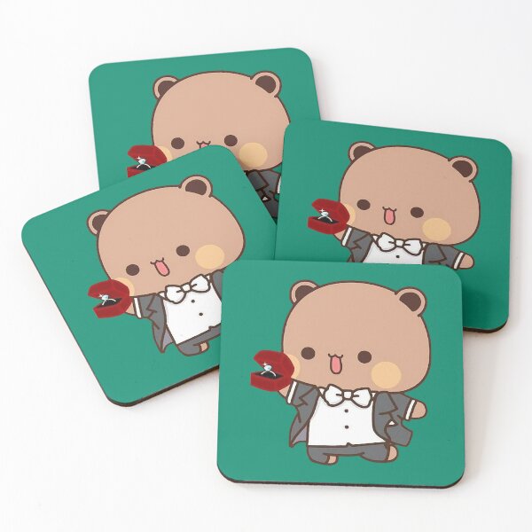 Item preview, Cute Bridegroom Dudu, Bear and Panda Couple, Peach and Goma Version  designed and sold by Namthusing.