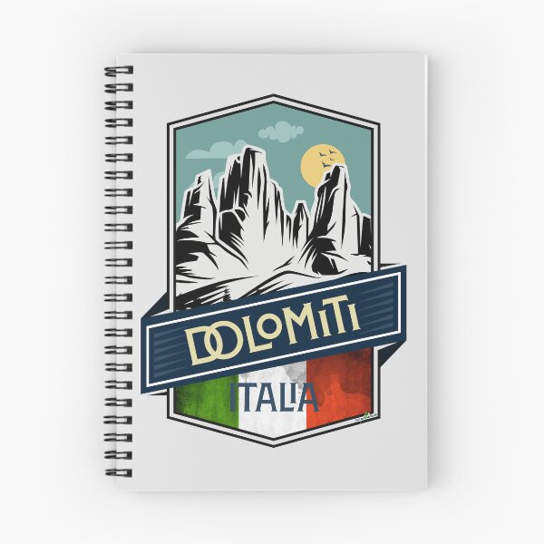 Item preview, Dolomites Mountains Italy Dolomiti Italia Sticker T-Shirt 02 designed and sold by OuterShellUK.
