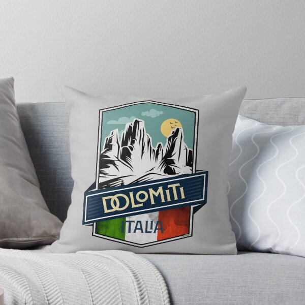 Item preview, Dolomites Mountains Italy Dolomiti Italia Sticker T-Shirt 02 designed and sold by OuterShellUK.