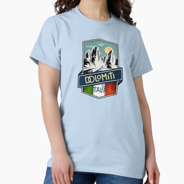 Artikel-Vorschau von Dolomiten Berge Italien Dolomiti Italia Sticker T-Shirt 02, designt und verkauft von OuterShellUK.
