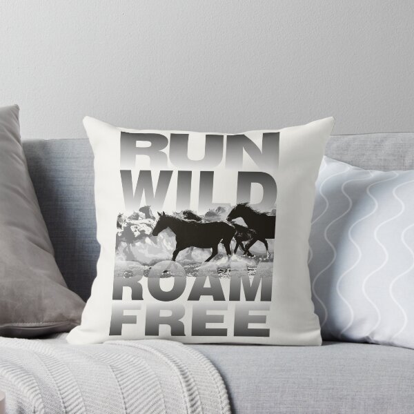 Item preview, Herd of Wild Horses Run Wild Roam Free Monochrome designed and sold by chocolatefund.