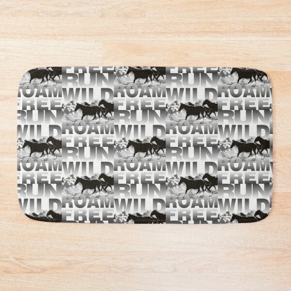 Item preview, Herd of Wild Horses Run Wild Roam Free Monochrome designed and sold by chocolatefund.