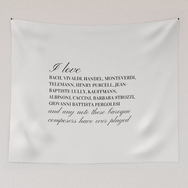 Item preview, I love the baroque composers and any note they have ever played designed and sold by Athenasgirl.