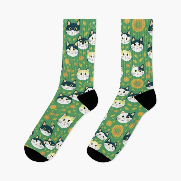 Item preview, Gatos y flores designed and sold by Other-Coco.