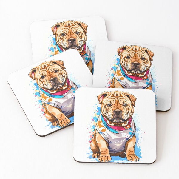 Item preview, Wrinkly Shar Pei designed and sold by Imaginaria Inkworks.