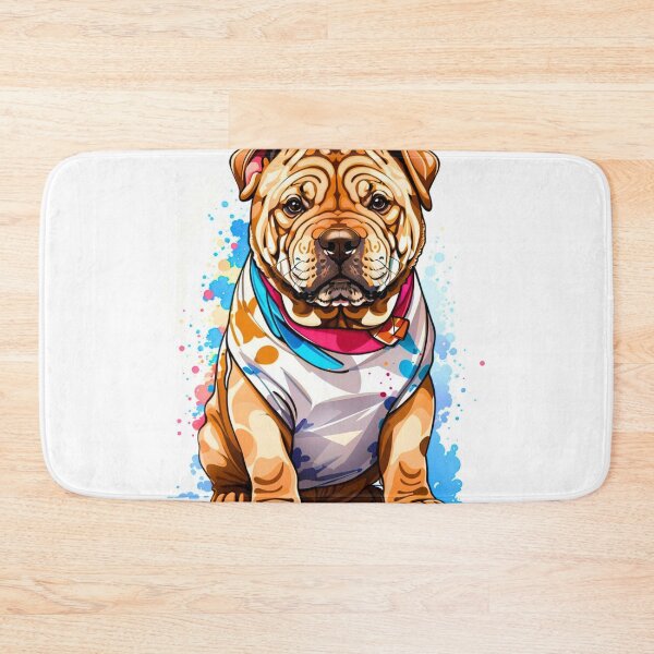 Item preview, Wrinkly Shar Pei designed and sold by Imaginaria Inkworks.