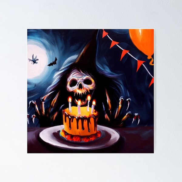 Item preview, Halloween - Birthday 4 designed and sold by CrankyOldDude.