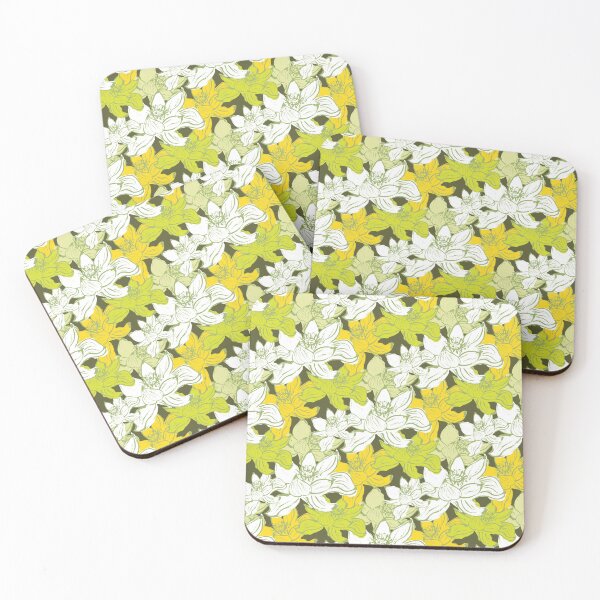 Item preview, lotus flowers seamless designed and sold by obinsuma.