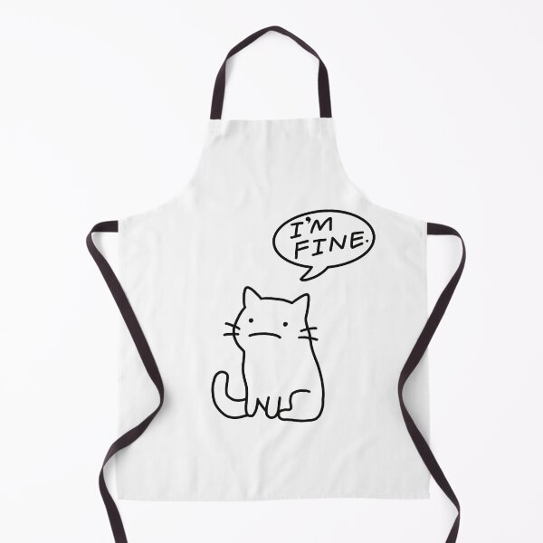 Item preview, I am Fine Cat  designed and sold by sleepycharis.