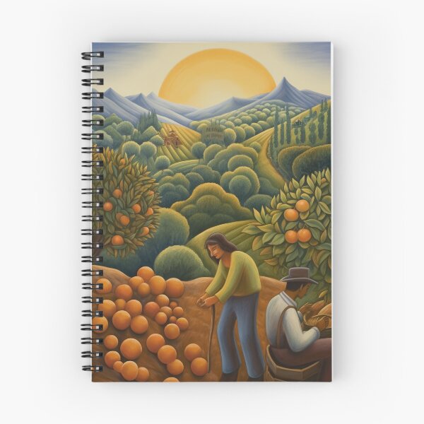 Item preview, Orange Pickers at End of Day in Orchard designed and sold by YoPedro.