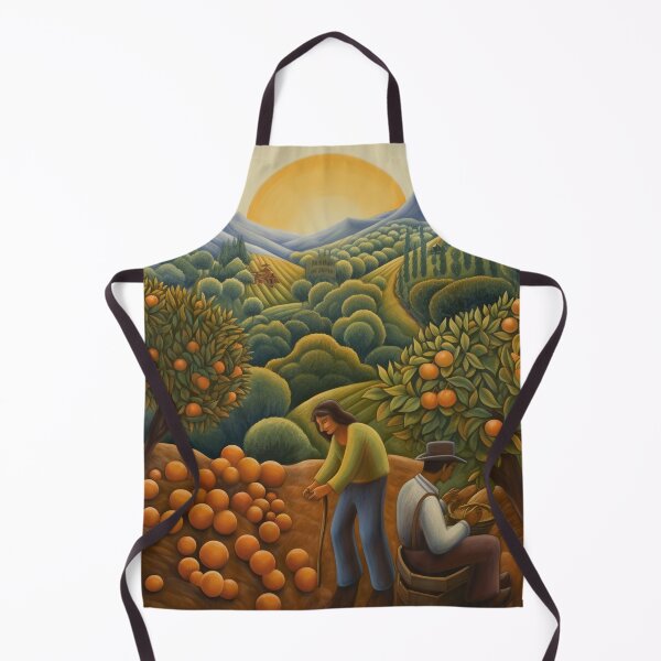 Item preview, Orange Pickers at End of Day in Orchard designed and sold by YoPedro.
