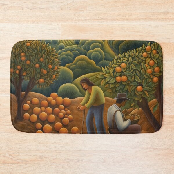 Item preview, Orange Pickers at End of Day in Orchard designed and sold by YoPedro.