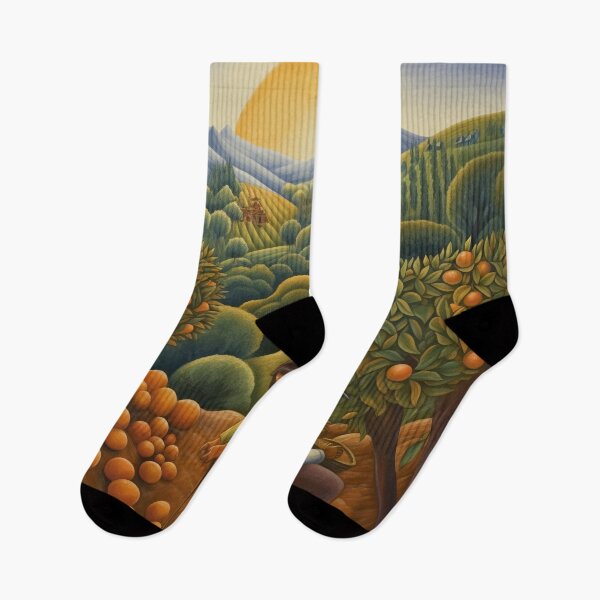 Item preview, Orange Pickers at End of Day in Orchard designed and sold by YoPedro.