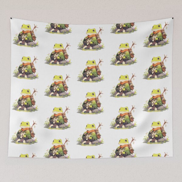 Item preview, Cute Kawaii Frog Druid Shaman Witch Doctor  designed and sold by CozyKawaiiArt.