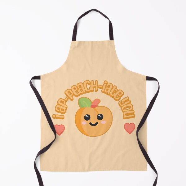 Item preview, I ap-peach-iate you! Cute peach cartoon designed and sold by PMCreative.