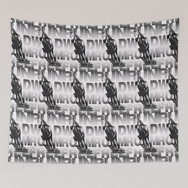 Item preview, Wild Stallion Horse Run Wild Roam Free Monochrome Gradient designed and sold by chocolatefund.