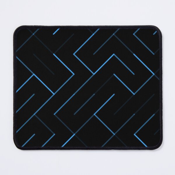 Item preview, Maze Line  Pattern in Blue and Black designed and sold by ArtisticAblaze.